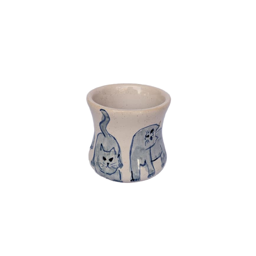 Taza artesanal pequeña diseño 80 ml
